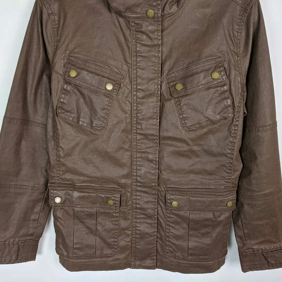 Lauren Ralph Lauren Brown Utility Jacket - Picture 3 of 5